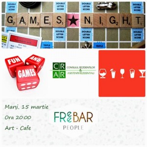 GAMES NIGHT @ ART CAFE