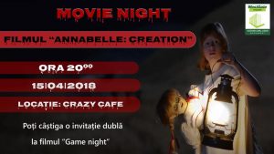 West Gate Movie Night: Annabelle Creation @ Crazy Cafe | București | Municipiul București | România